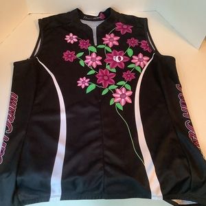 Pearl Izumi Sleeveless Top Black Floral Size XXL